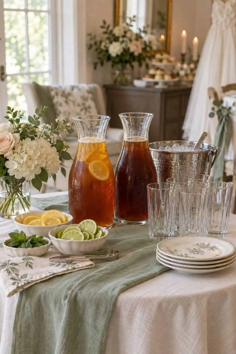 Iced Tea Carafe Bar wedding inspiration