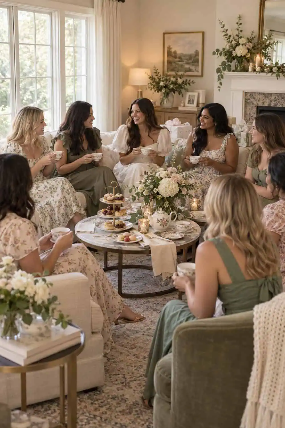Living Room Tea Circle wedding inspiration