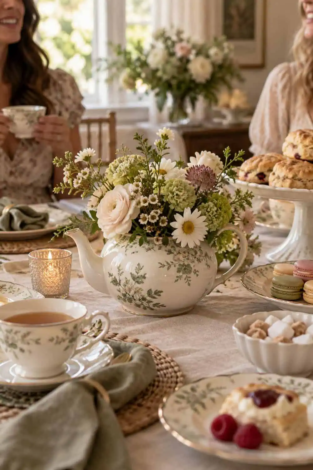 Teapot Flower Arrangement wedding inspiration