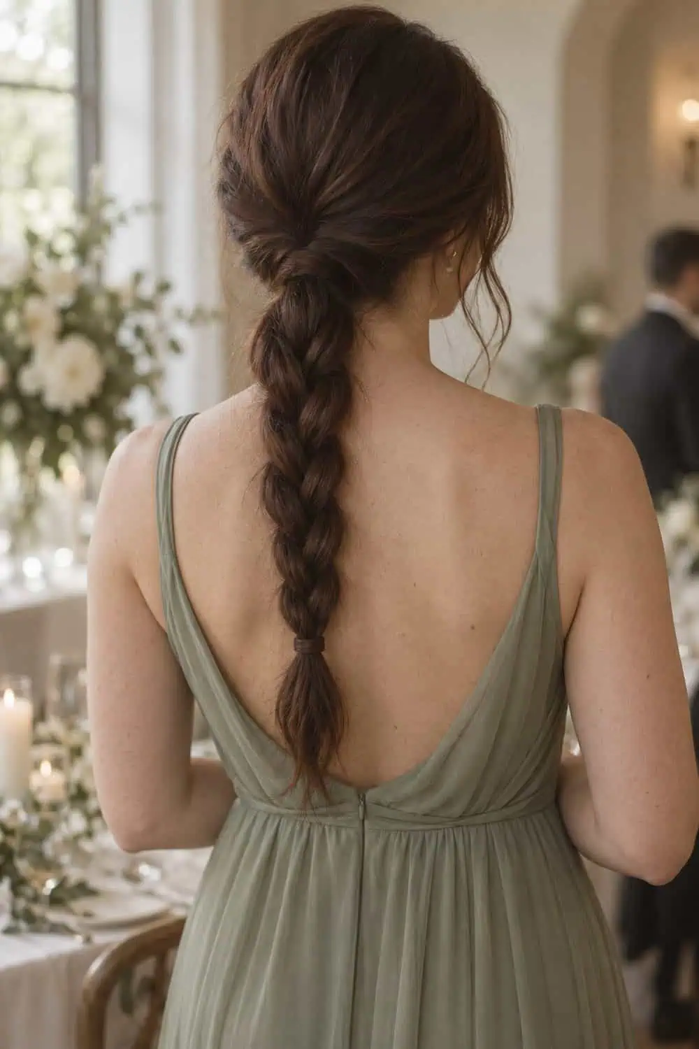 Braided Low Ponytail wedding inspiration