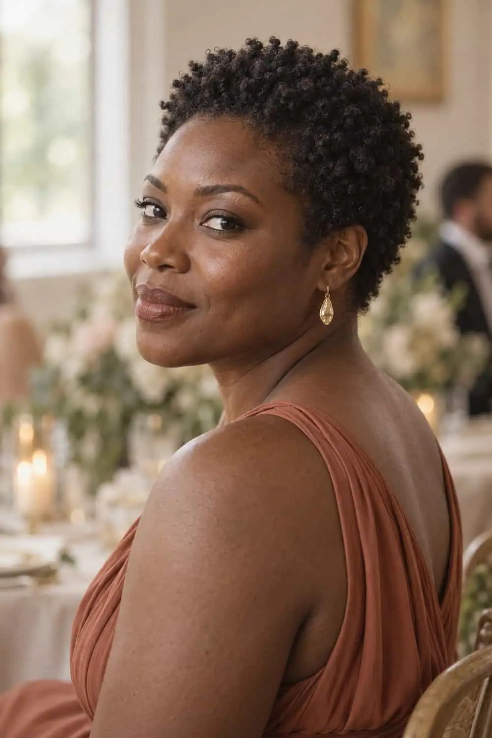 Defined Cropped Curls wedding inspiration