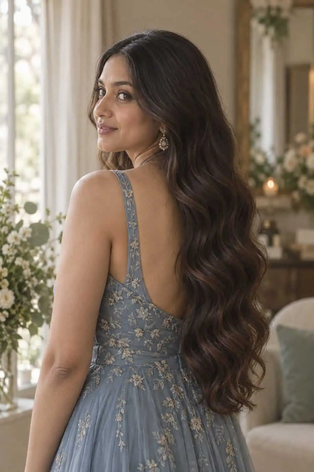 Long Soft S-Waves wedding inspiration