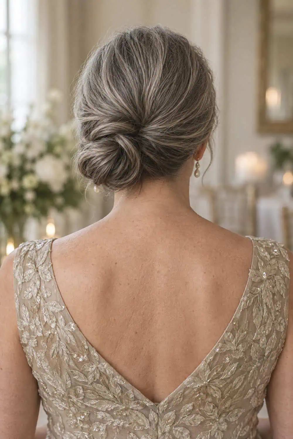 Low Side Chignon wedding inspiration