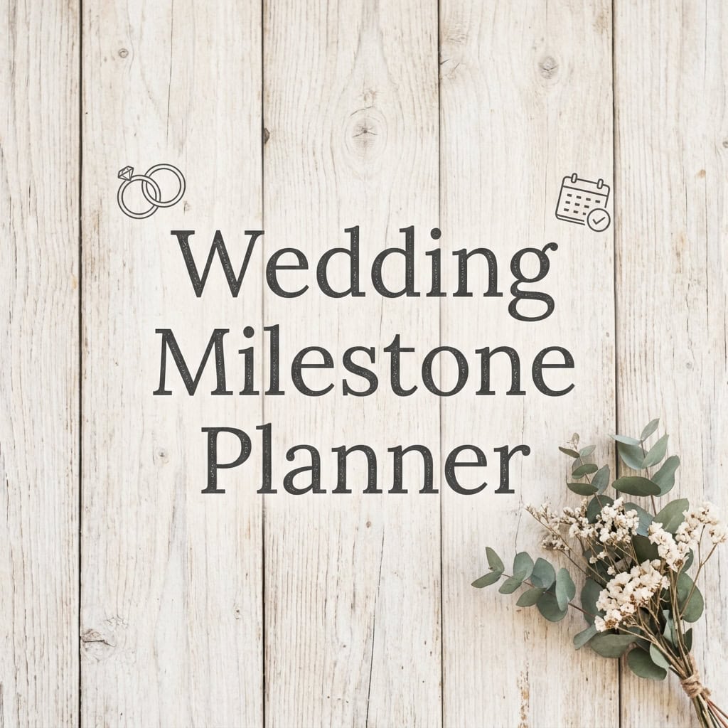 Wedding Milestone Planner logo