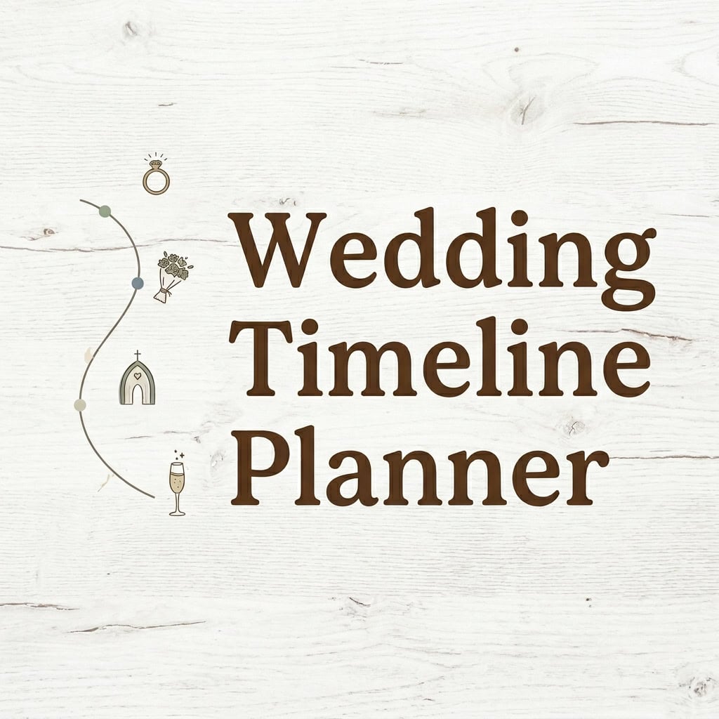 Wedding Timeline Planner