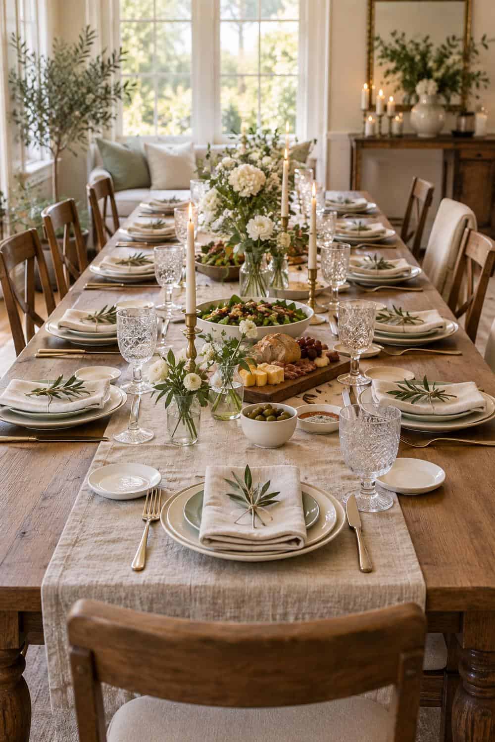 Family-Style Shower Table wedding inspiration