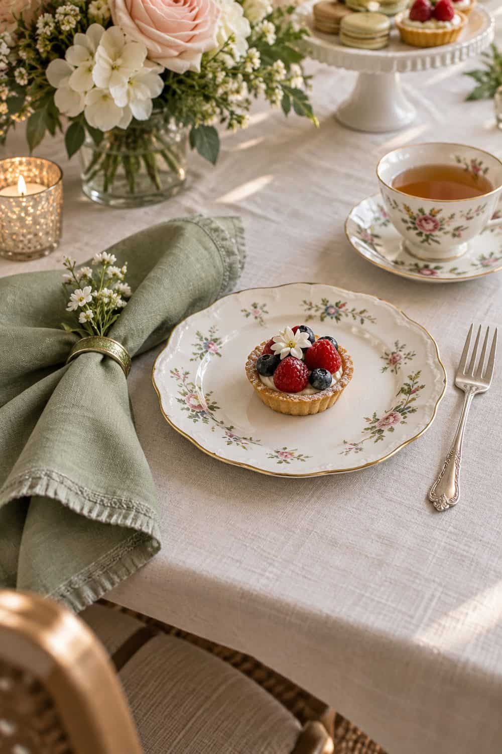 Tea Shower Place Setting wedding inspiration