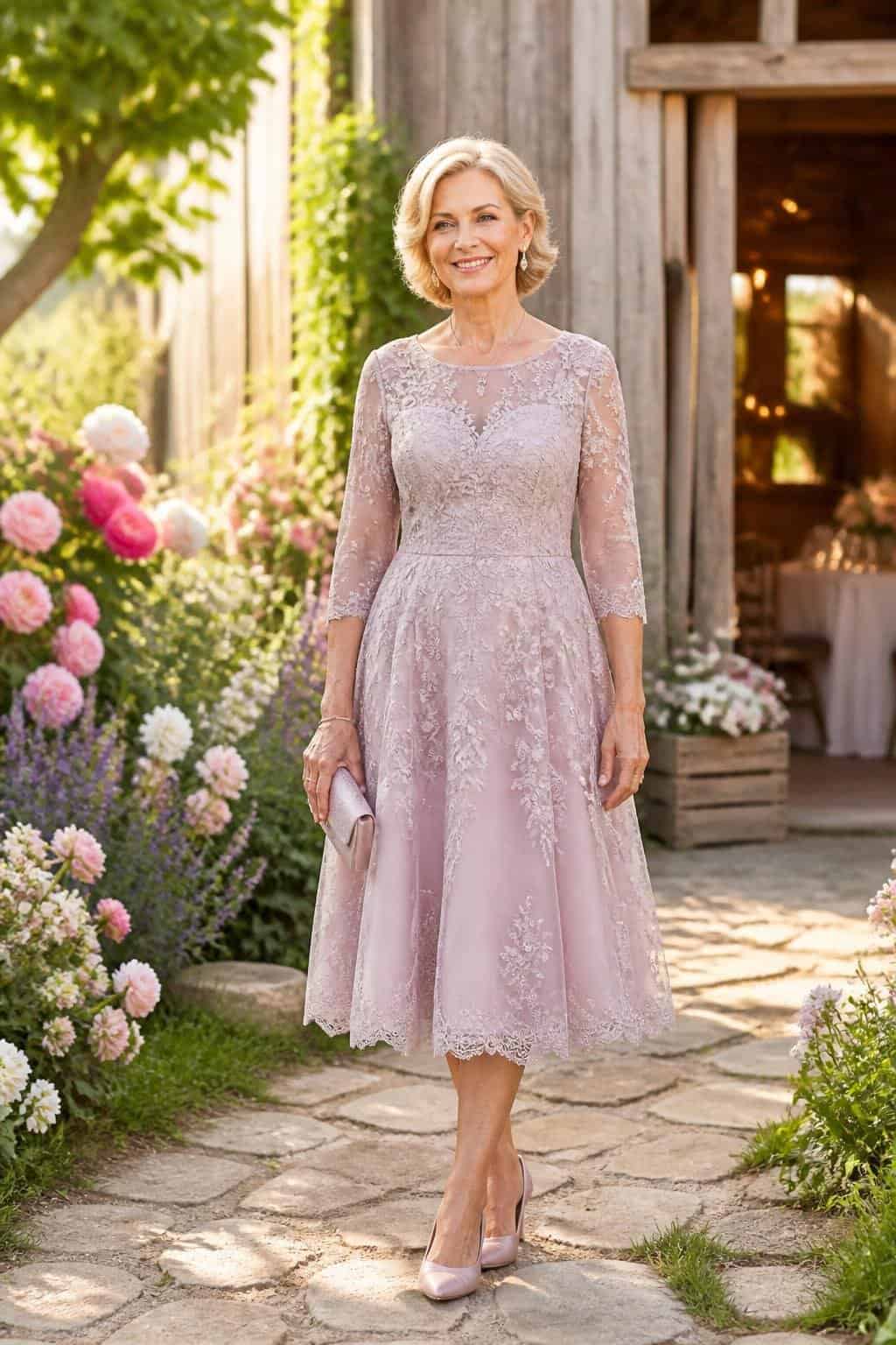 featured 17 mother of the bride dresses that work for both may gardens and july barns