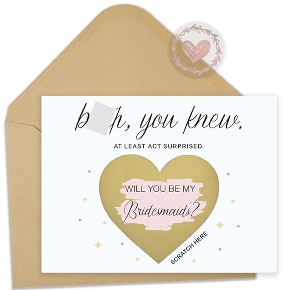 Cheeky Scratch-Off Proposal Card