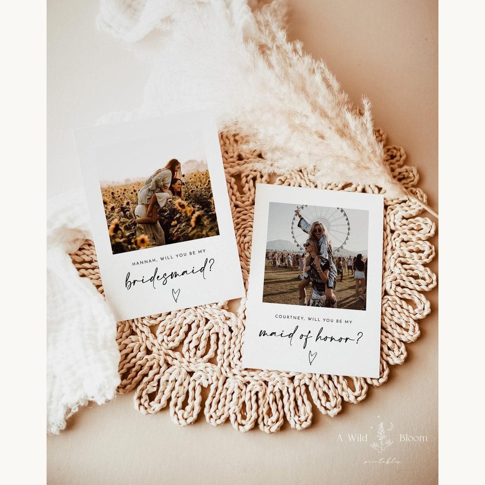 Personalized Photo Proposal Card