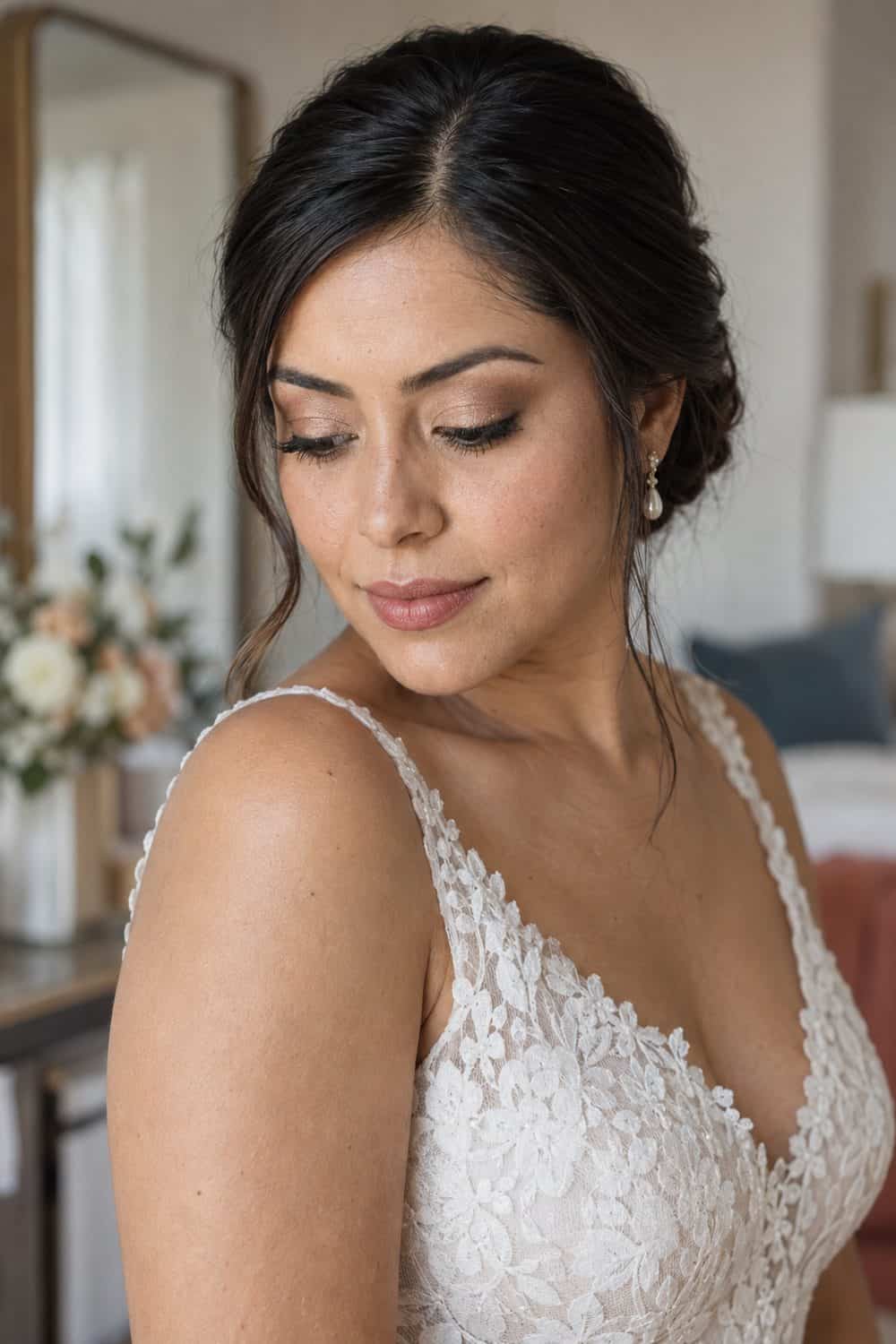 Champagne Lid and Defined Lashes wedding inspiration
