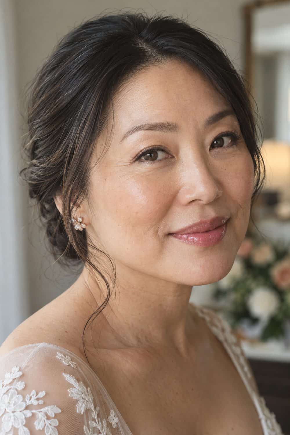Defined Brows and Rose Balm wedding inspiration