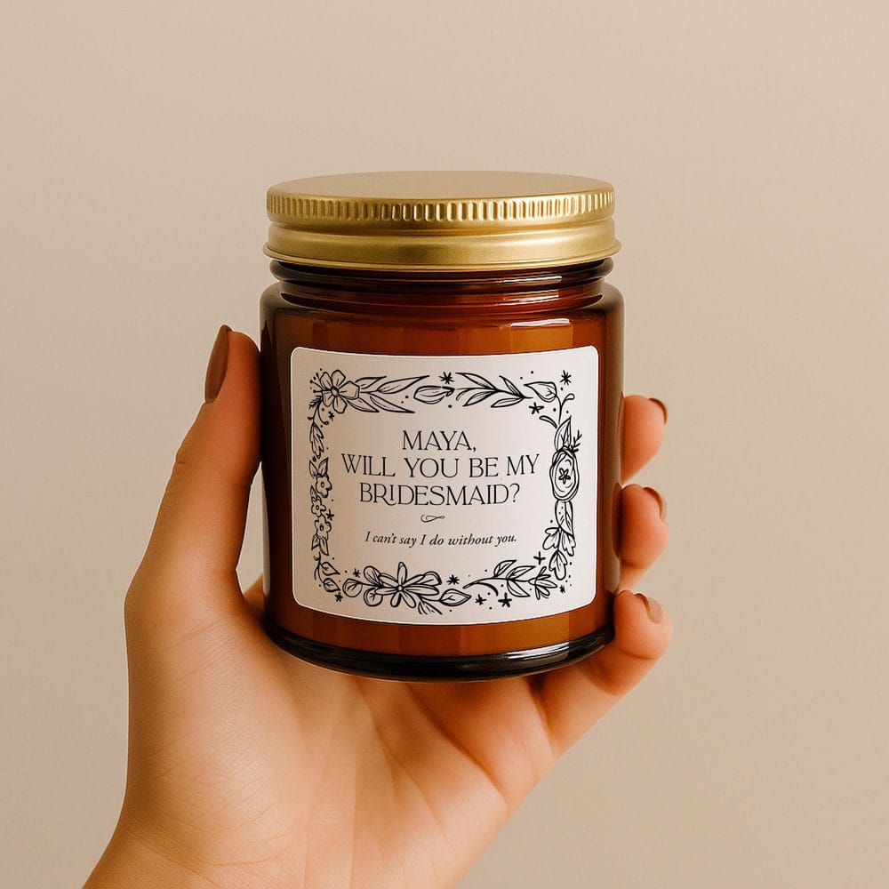 Custom-Name Proposal Candle
