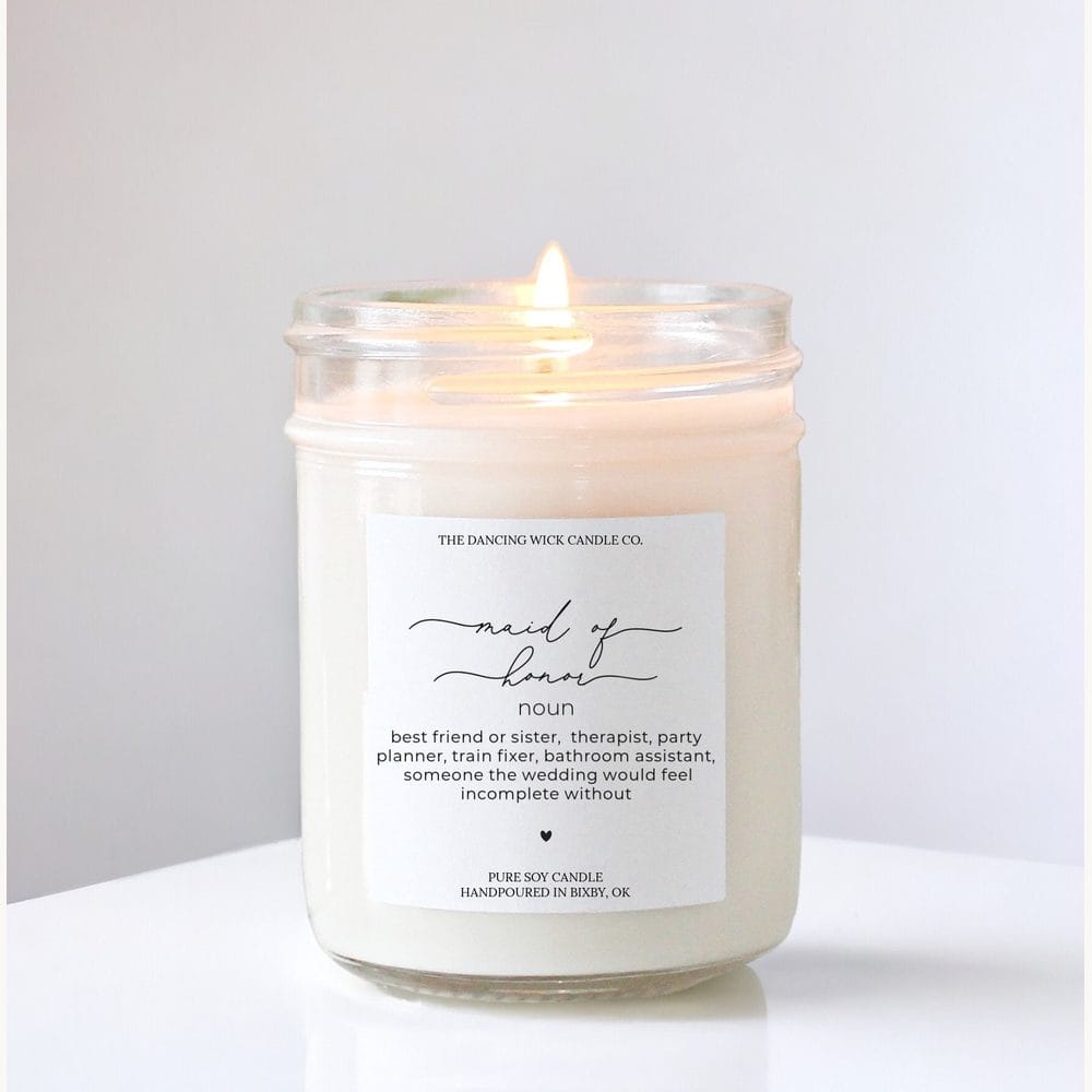 Maid-of-Honor Definition Candle