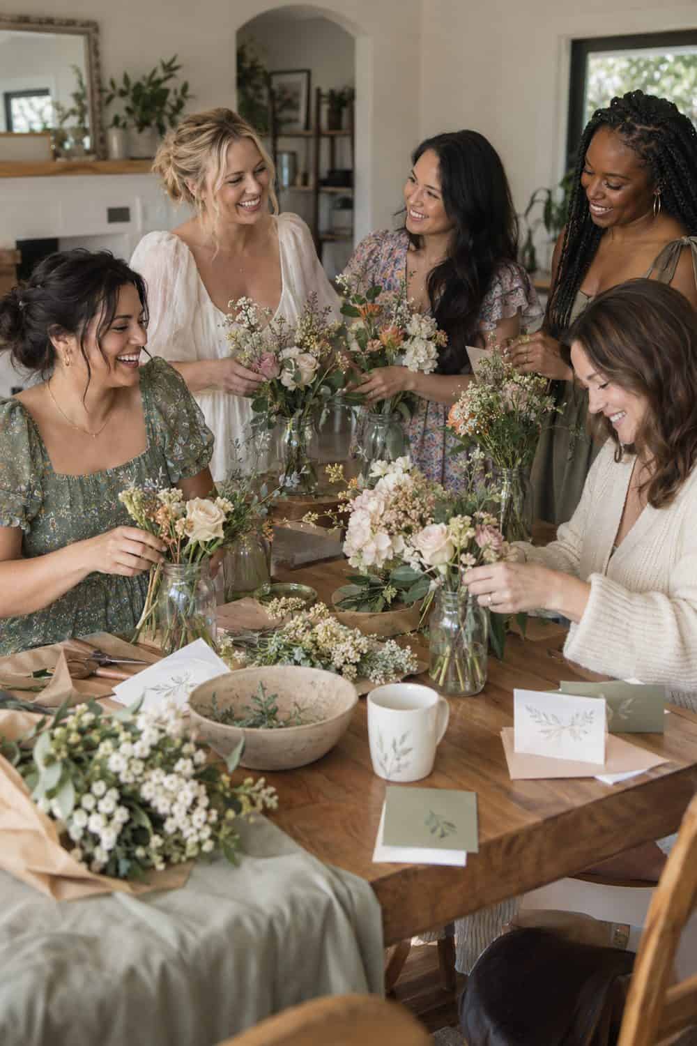 Flower-Arranging Table wedding inspiration