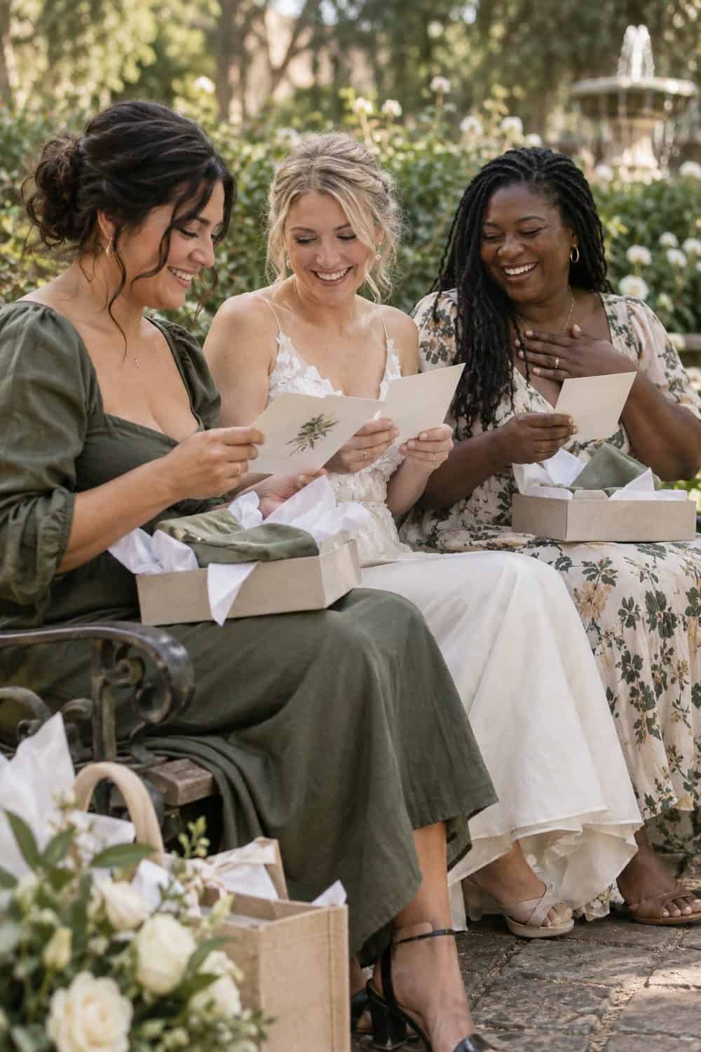 Park Bench Card Moment wedding inspiration