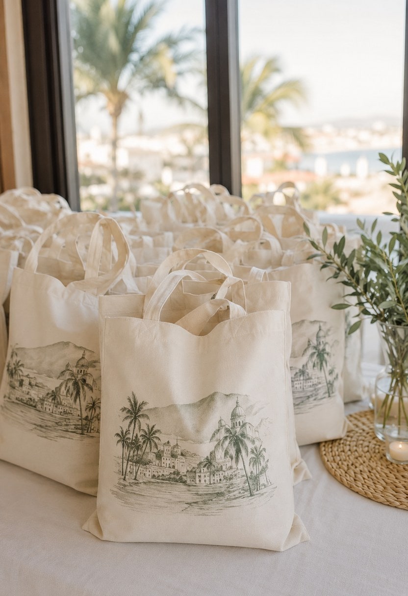 7. Reusable Tote Bags (The Destination Wedding Hero)