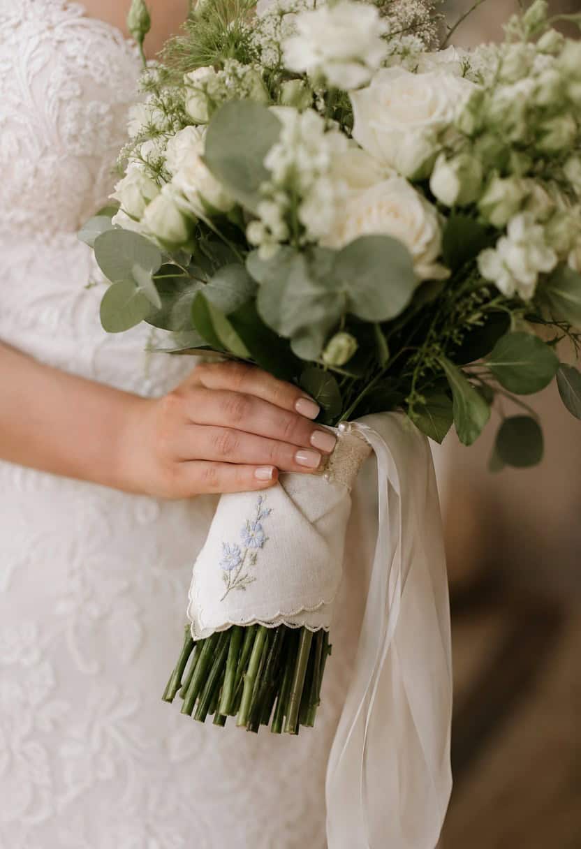 1. Wrapped Tightly Around the Bouquet Stems