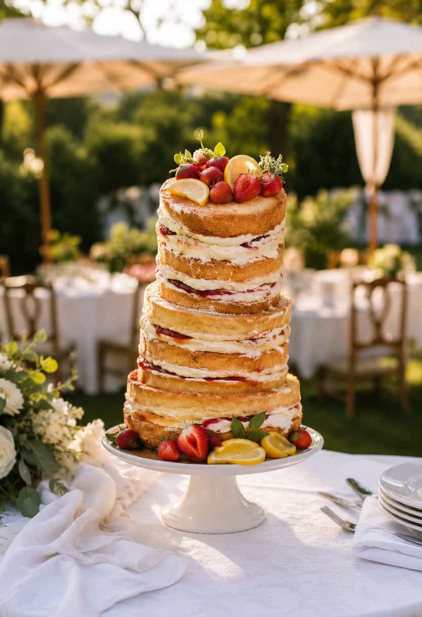 4. You Chose a Soft Filling for a Summer Wedding