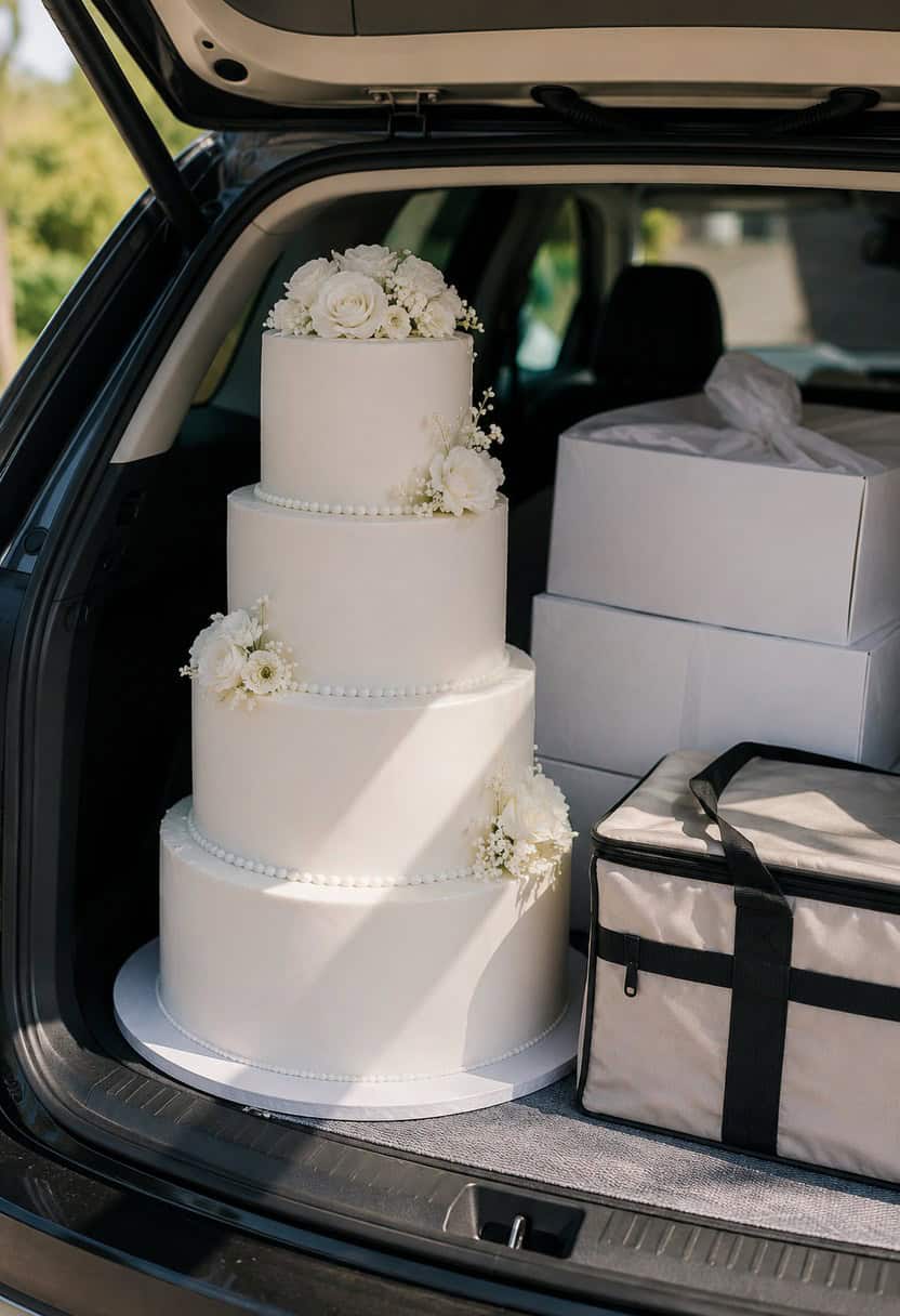 5. The Cake Was Transported Fully Stacked