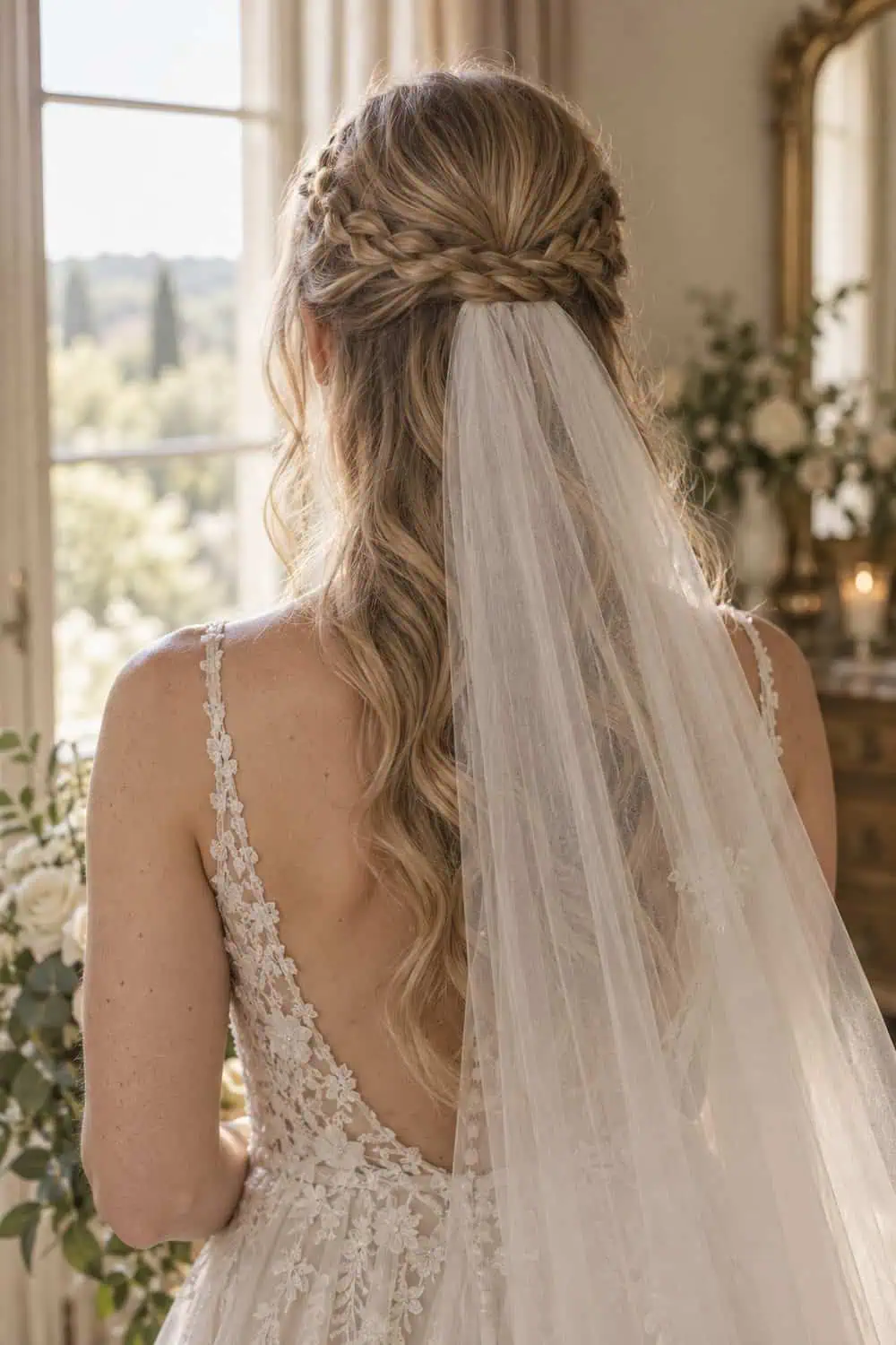 Braided Half-Up Crown wedding inspiration