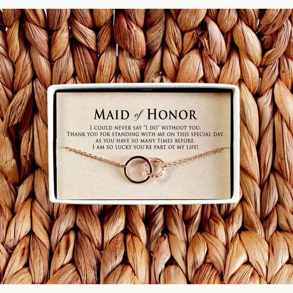 Birthstone Maid of Honor Necklace