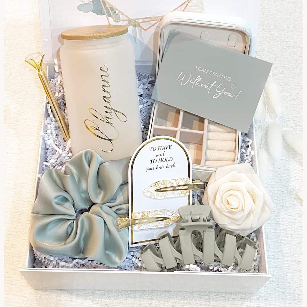 Personalized Cup and Jewelry Box Gift Set
