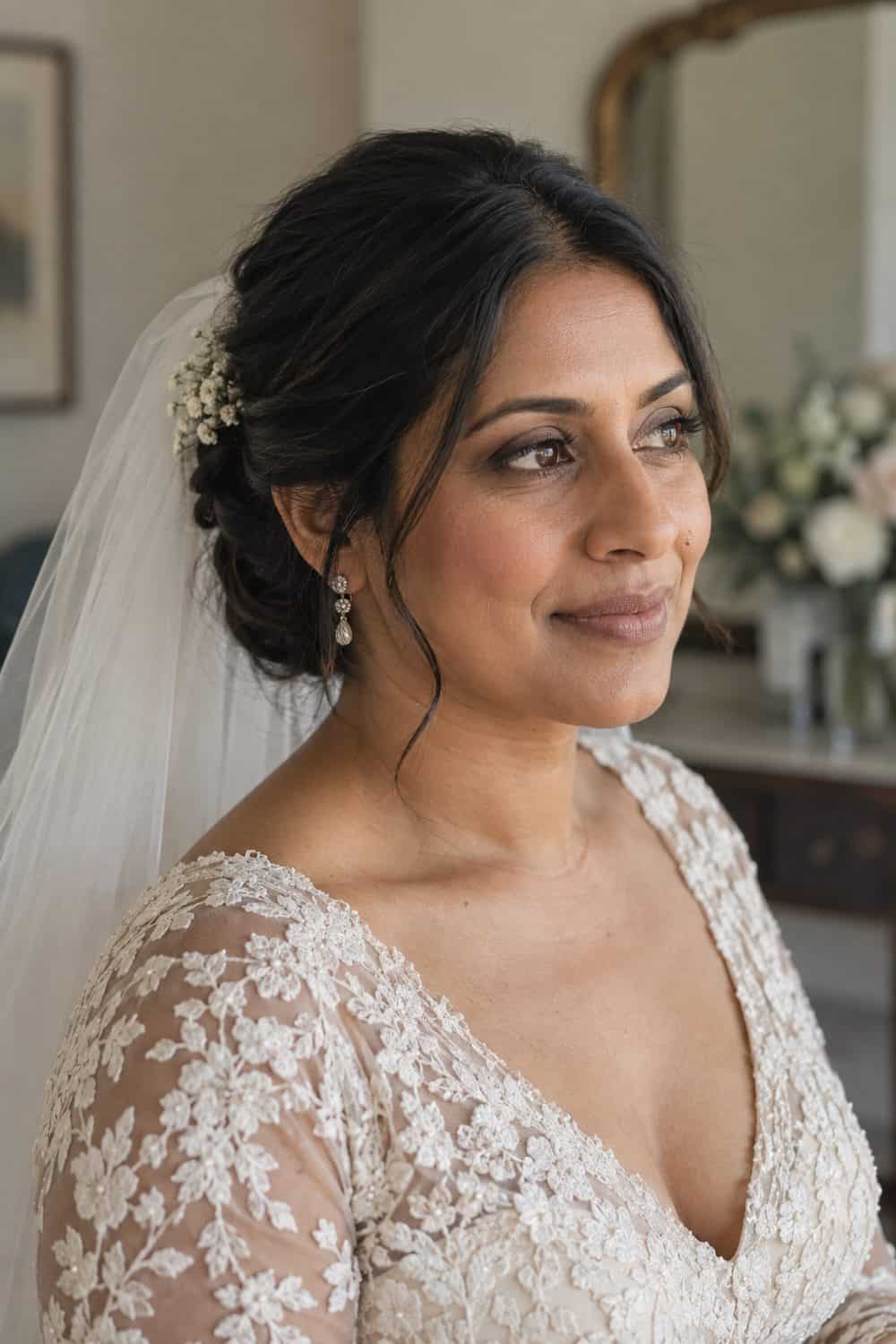 Luminous Cheekbones and Matte Eyes wedding inspiration