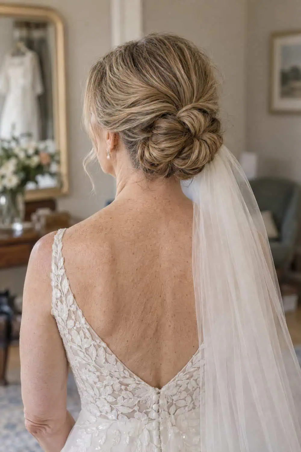 Braided Figure-Eight Bun wedding inspiration