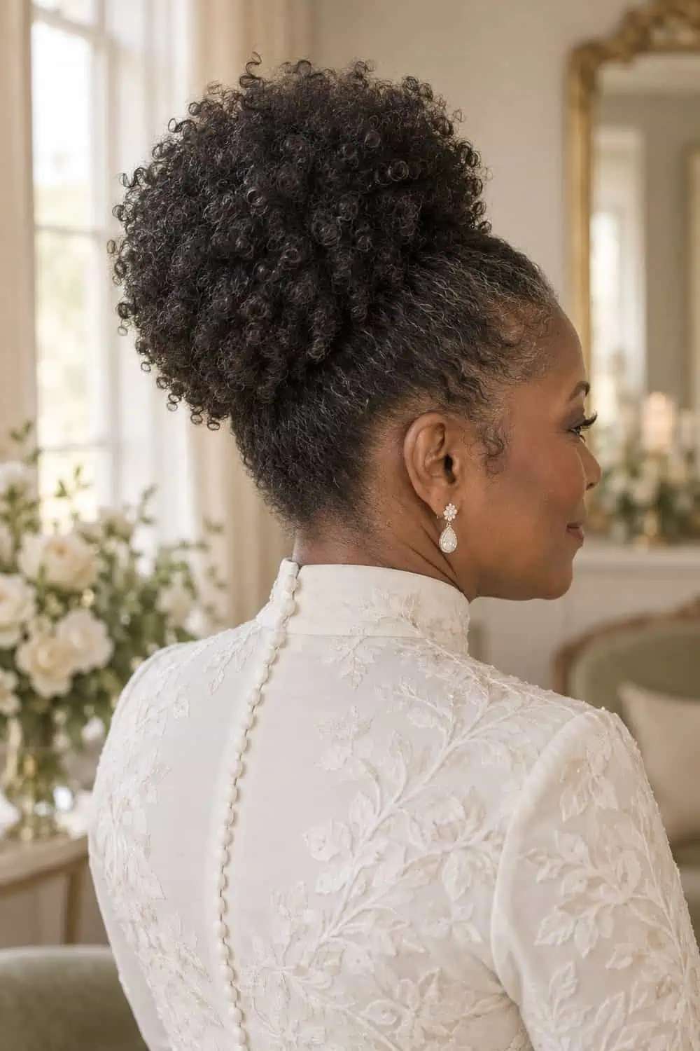 High Natural Puff wedding inspiration
