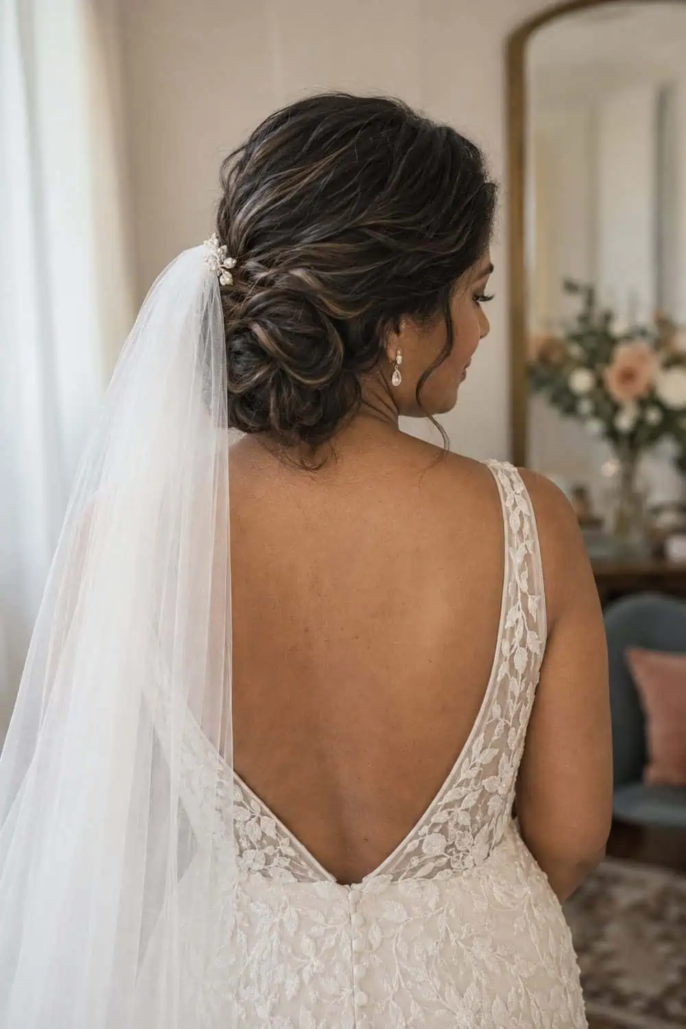 Romantic Side Chignon wedding inspiration