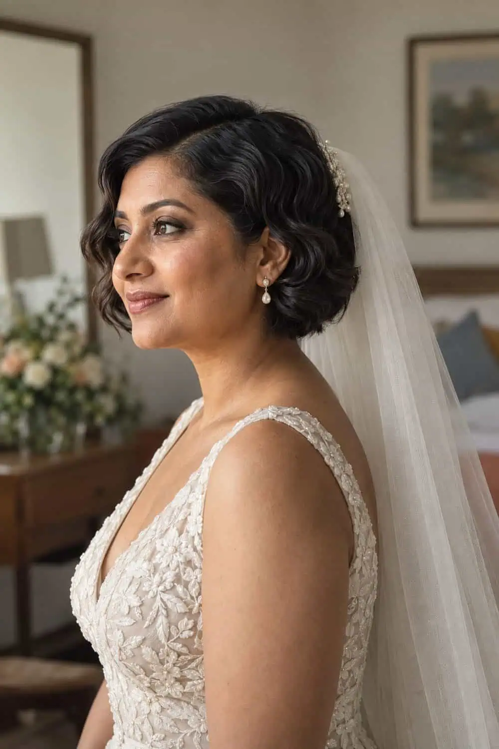 Sculpted Finger-Wave Bob wedding inspiration