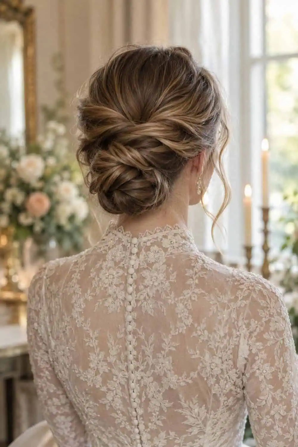 Twisted Nape Updo wedding inspiration