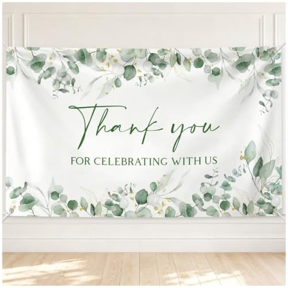 Eucalyptus Thank-You Backdrop