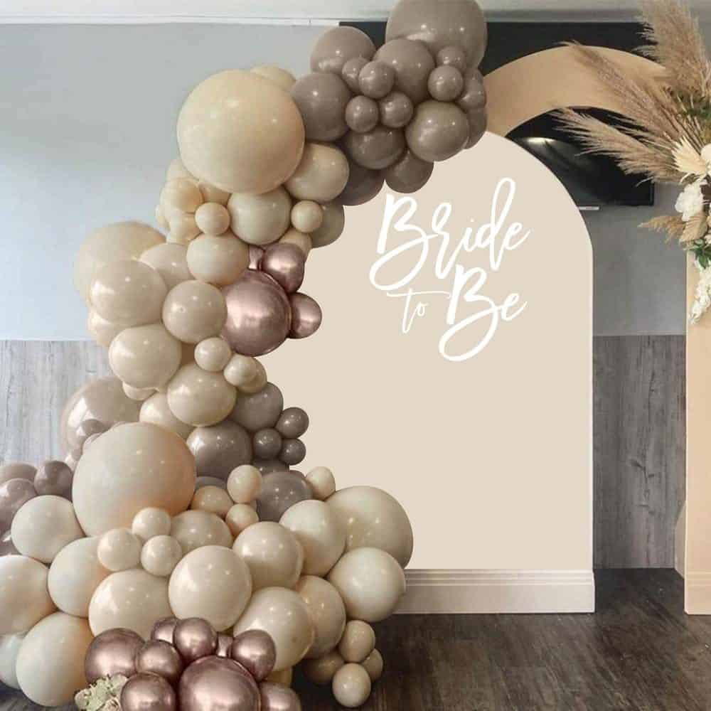 Personalized Bride-to-Be Arch Decal