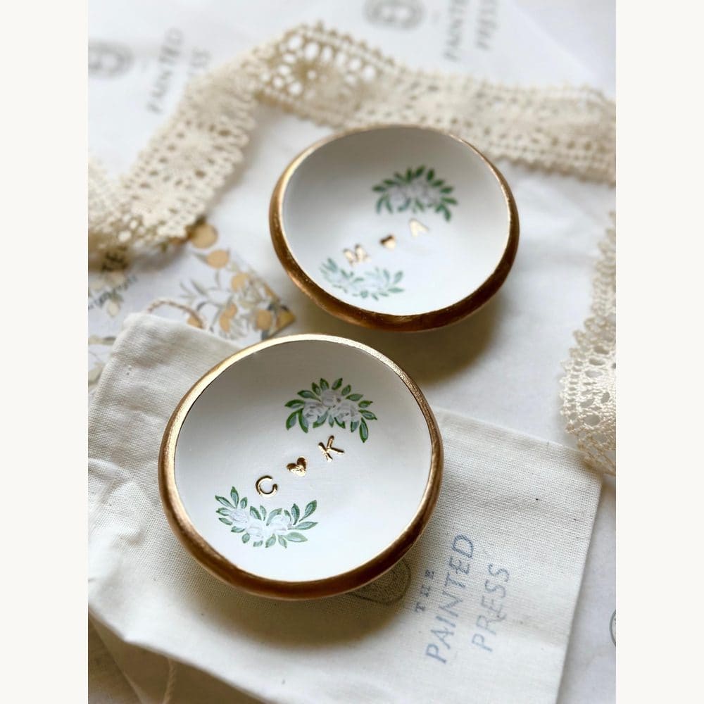 Handcrafted Personalized Ring Dish