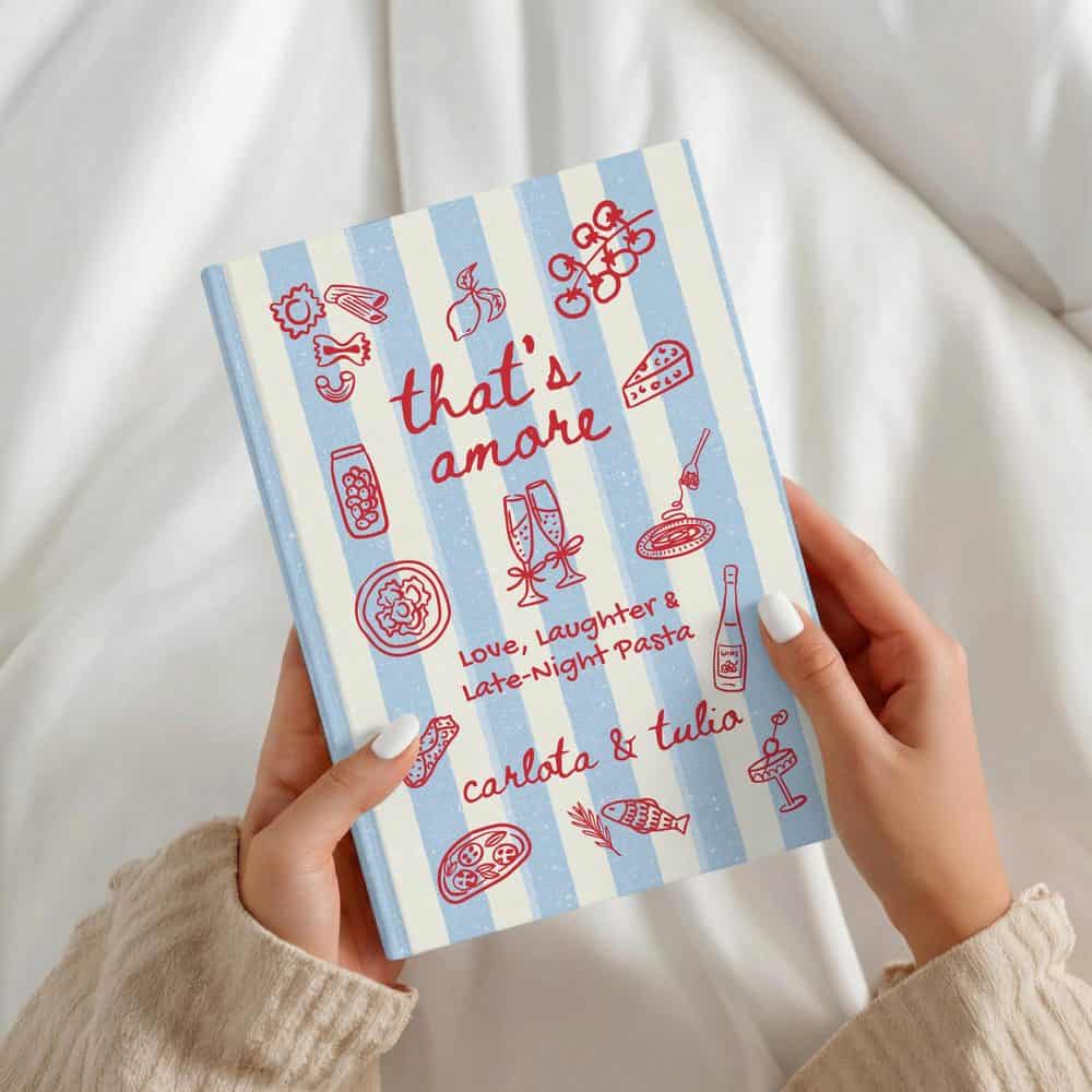 Personalized That's Amore Recipe Book