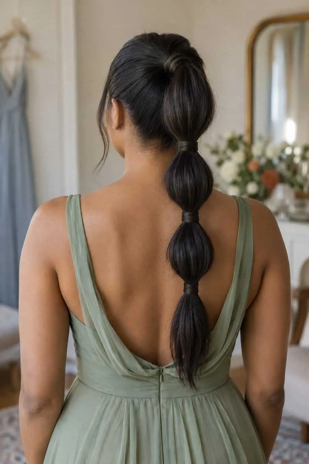 Wrapped Bubble Ponytail wedding inspiration