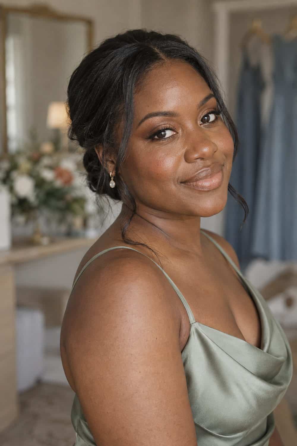 Bronze Eyes and Nude Lips wedding inspiration