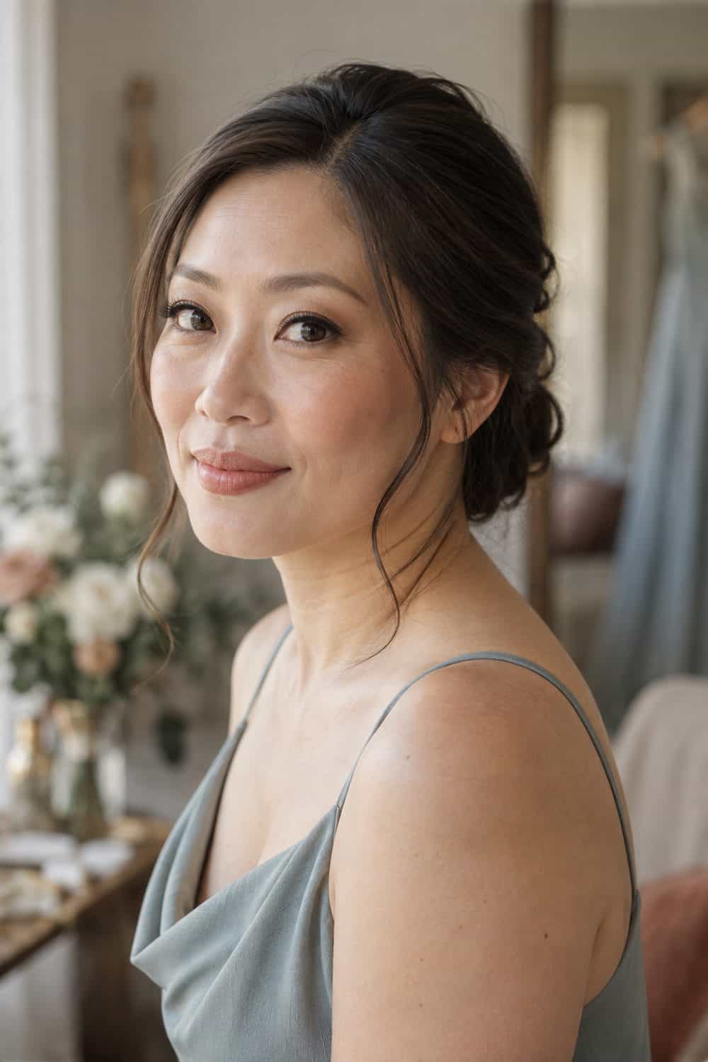 Brown Tightline and Peach Blush wedding inspiration