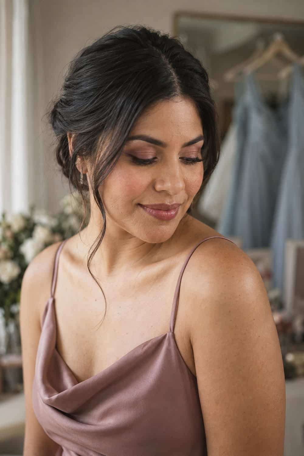 Mauve Lids and Rose Lips wedding inspiration