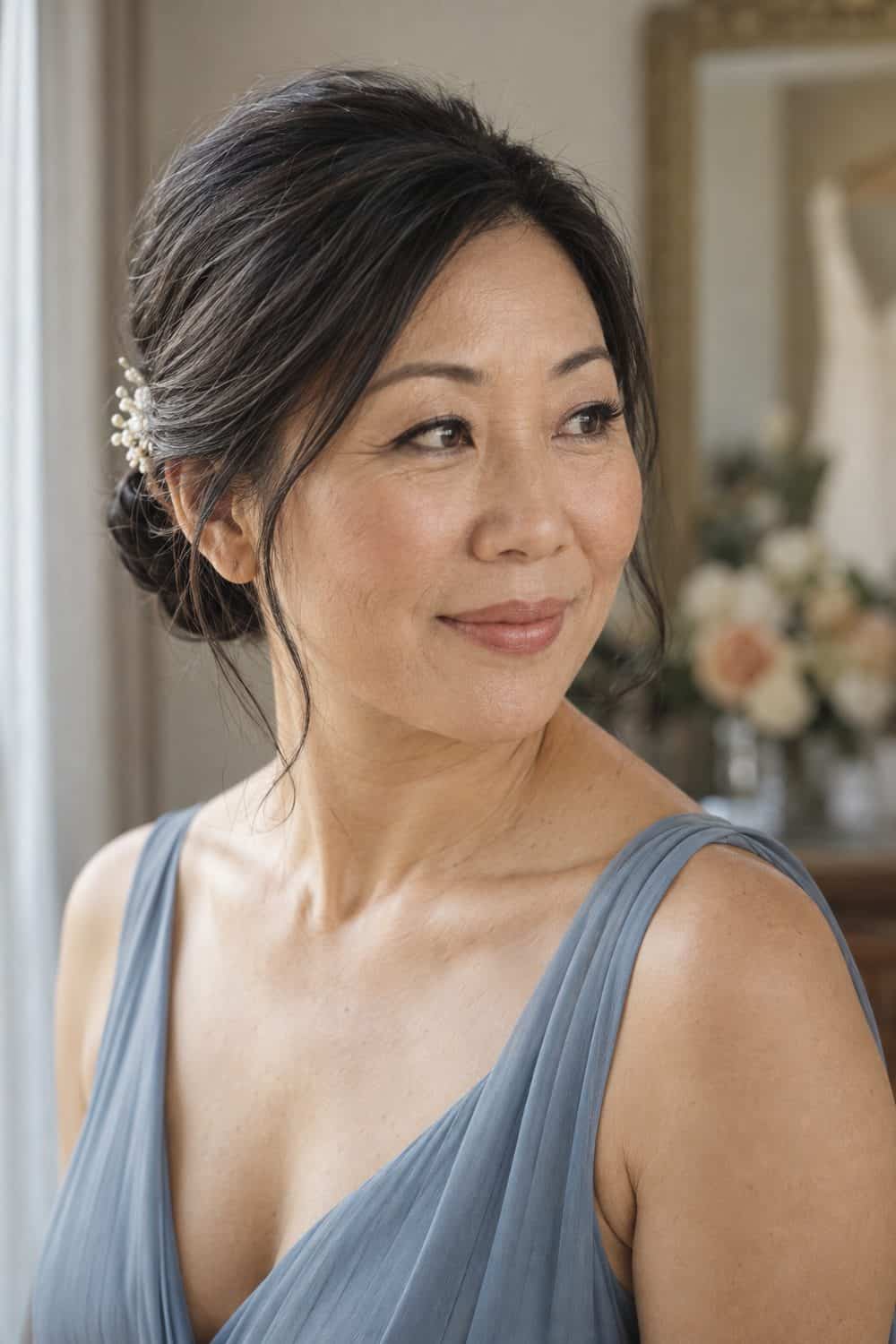 Navy Tightline with Neutral Skin wedding inspiration