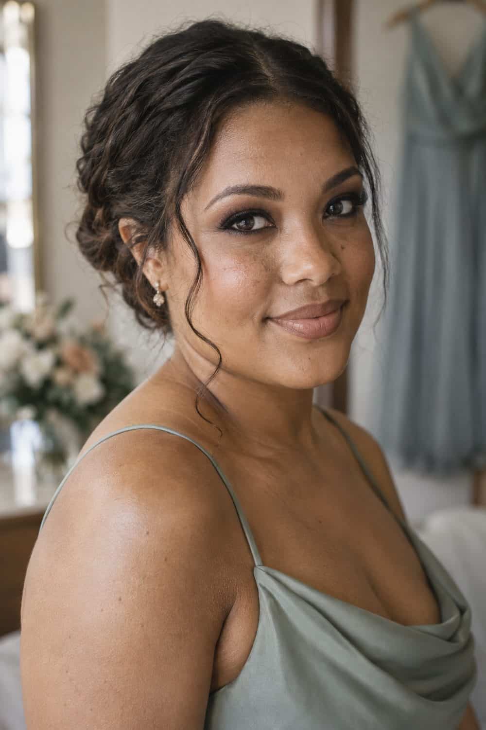 Soft Cocoa Smoky Eye wedding inspiration
