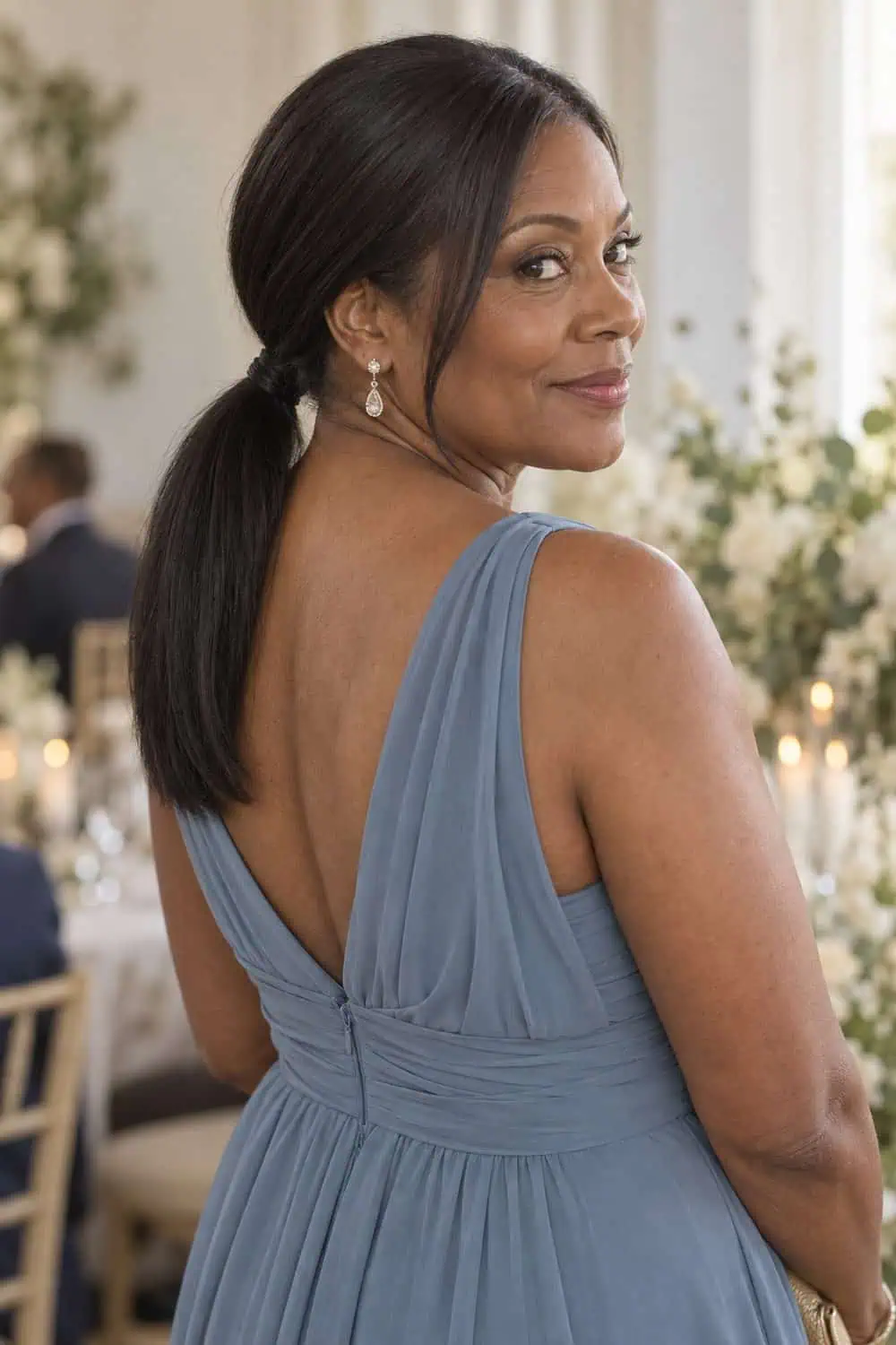Sleek Low Ponytail wedding inspiration