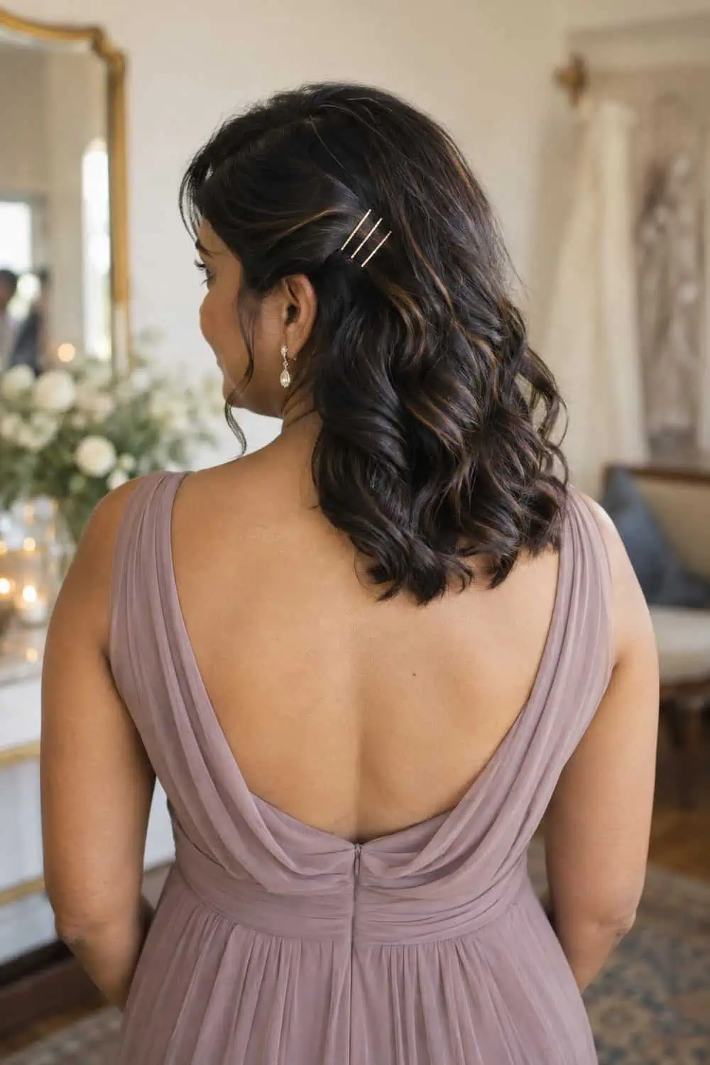 Three-Pin Side Sweep wedding inspiration