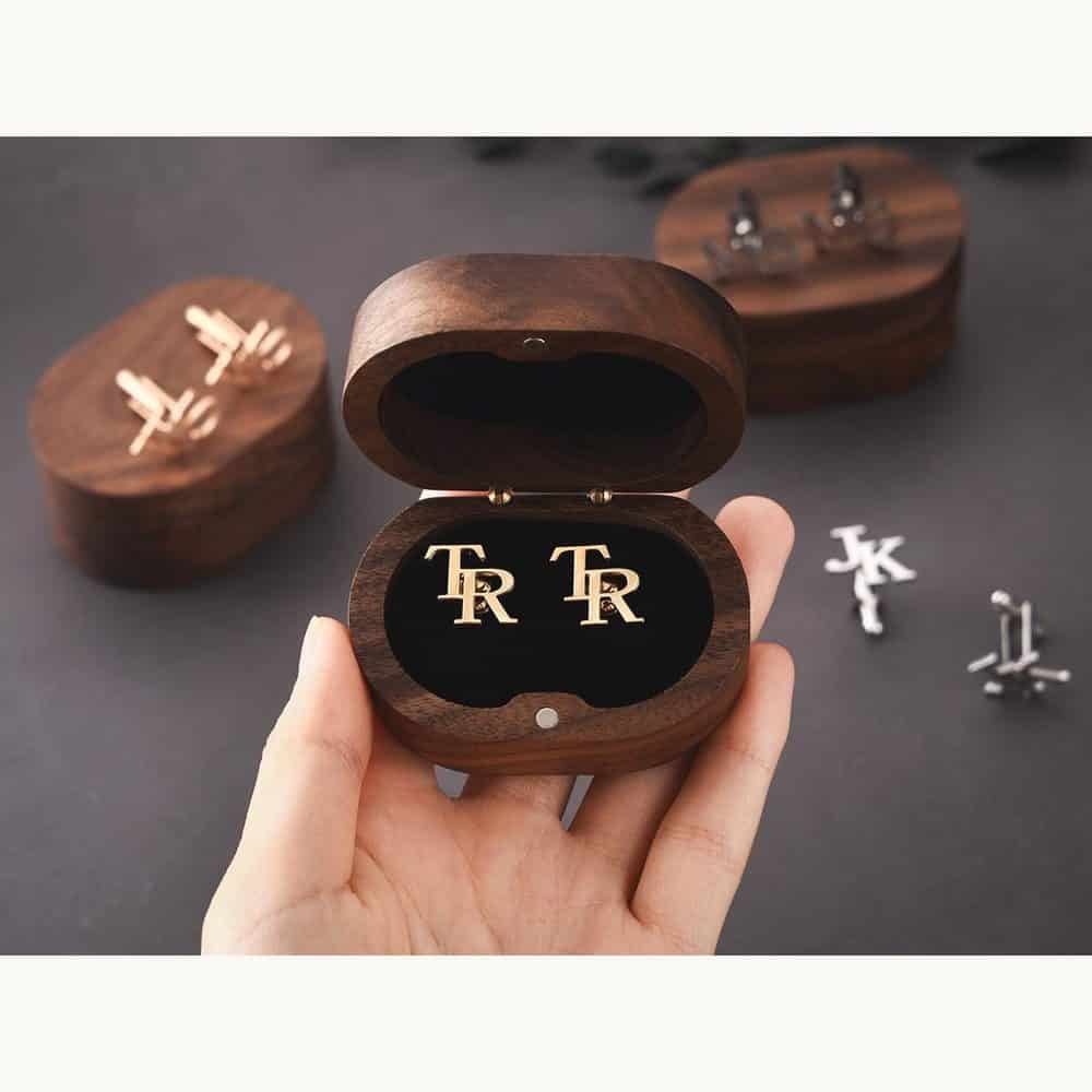 Personalized Initial Cufflinks