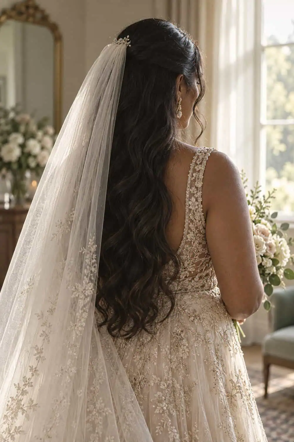 Loose Hair with Side Tuck wedding inspiration