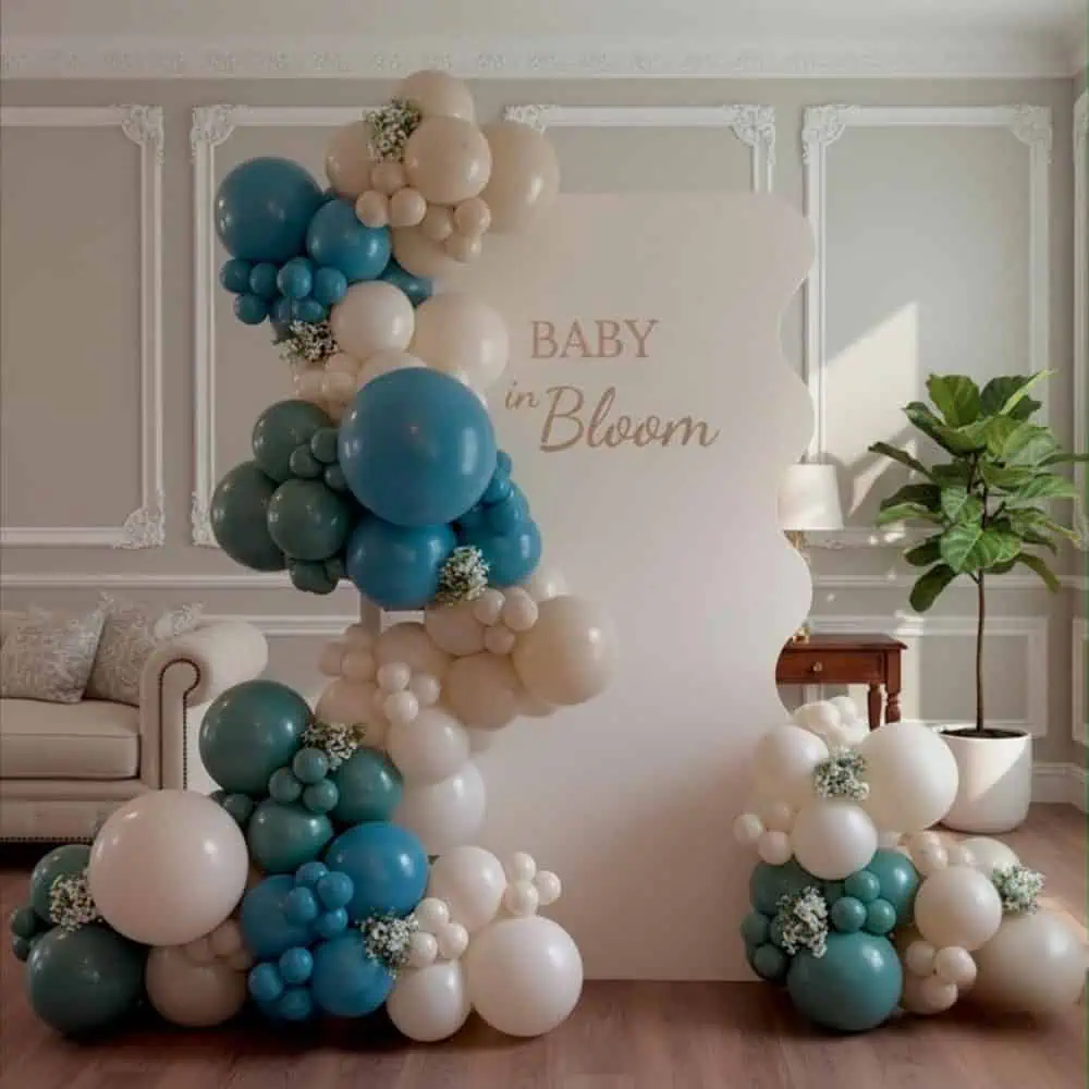 164-Piece Dusty Blue Balloon Arch Kit