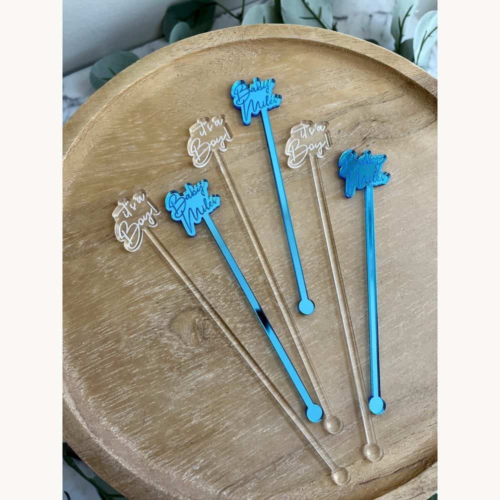 Custom Metallic Drink Stirrers