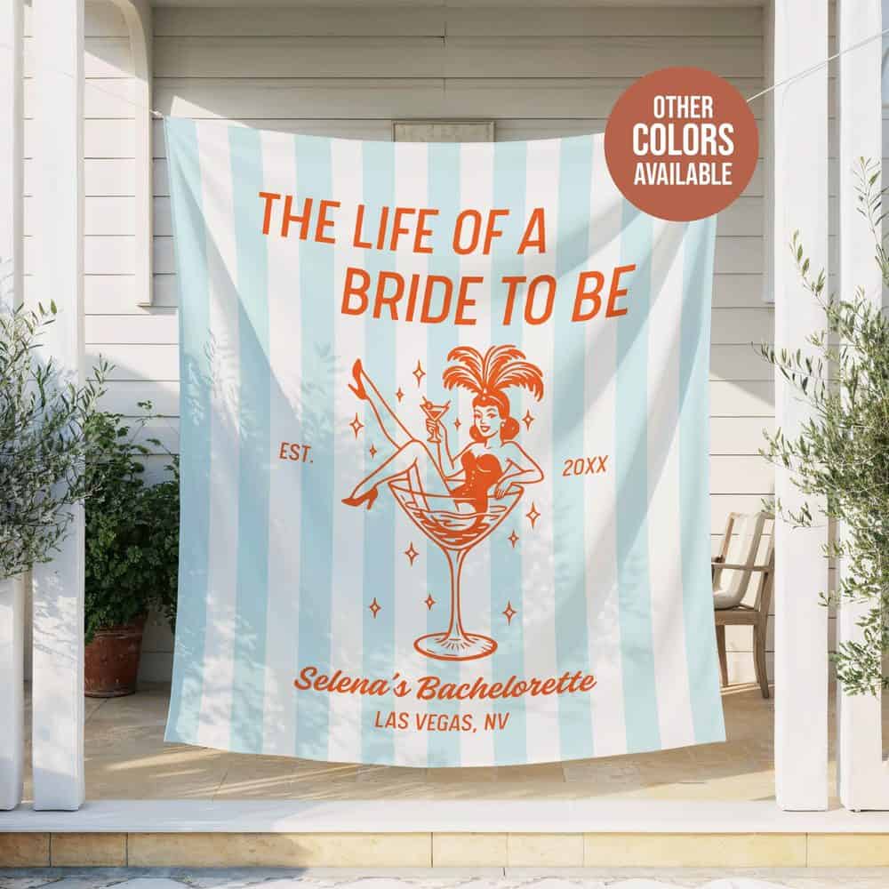 Las Vegas Bride-to-Be Tapestry